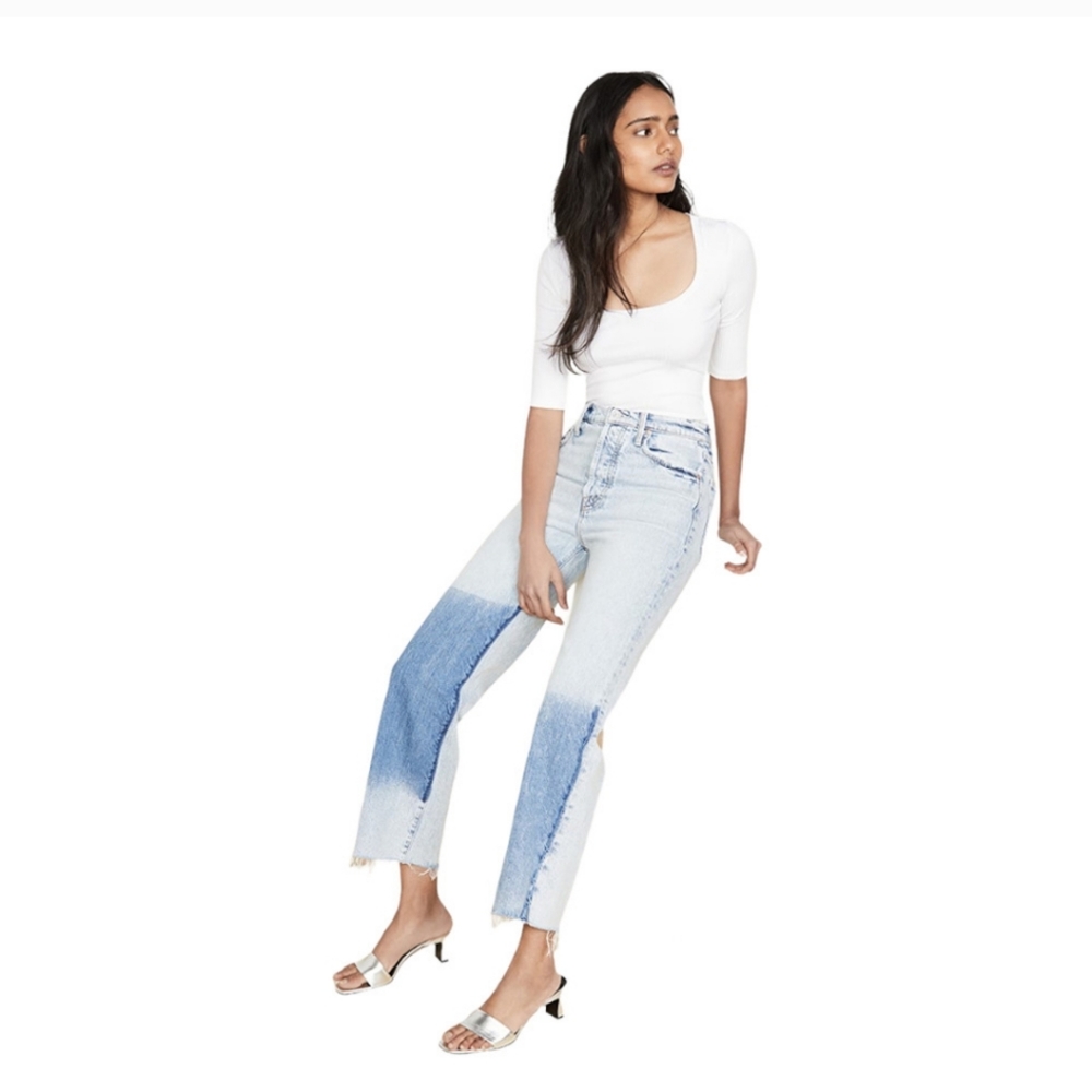 Mother The Rambler Ankle Fray Jeans 27